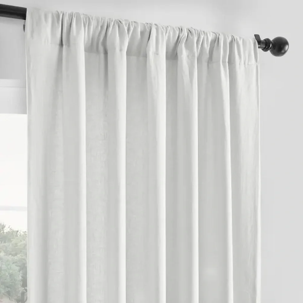 Exclusive Fabrics & Furnishing 100% French Linen single curtain ( 1 )